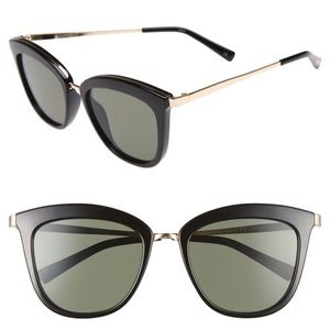 Le Specs Caliente 53mm cat eye sunglasses